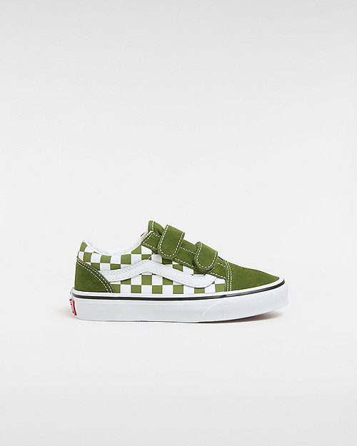 VANS Zapatillas Old Skool Con Cierre Adherente Para Niños (4-8 Años) (pesto) Niños Verde - VN000CYWCIB