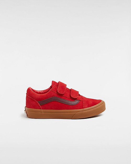 VANS Ténis Com Banda Aderente Old Skool Para Criança (4-8 Anos) (vermelho) Criança Vermelho - VN000CYWRED