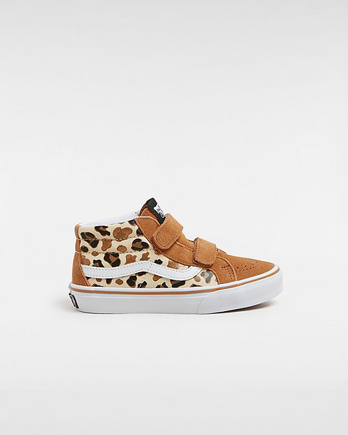 VANS Zapatillas Sk8-mid Reissue Con Cierre Adherente Para Niños (4-8 Años) (brown/true Whit) Niños Marrón - VN000CZ5BF2