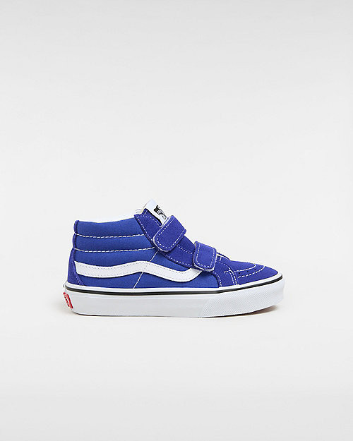 VANS Scarpe Con Strappo Bambino/a Sk8-mid Reissue (4-8 Anni) (surf The Web) Bambino Blu - VN000CZ7CG4