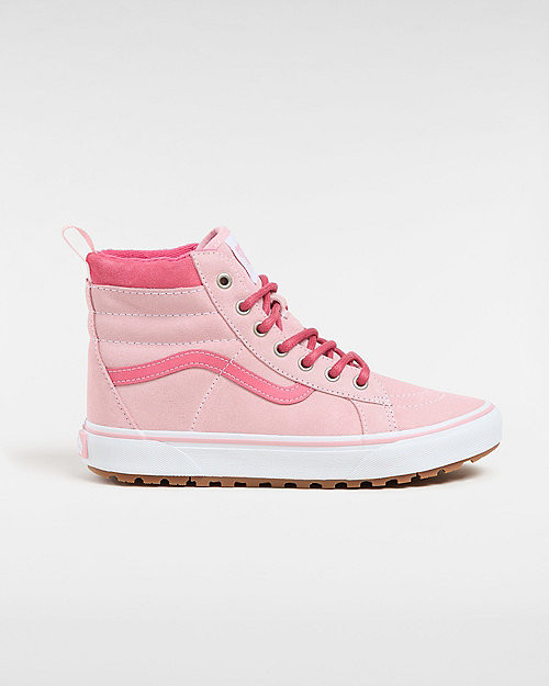 Kids pink high top vans on sale