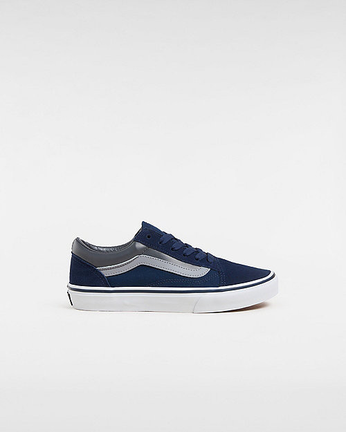 VANS Youth Old Skool Shoes (8-14 Years) (navy/grey) Youth Blue - VN000D2VY27