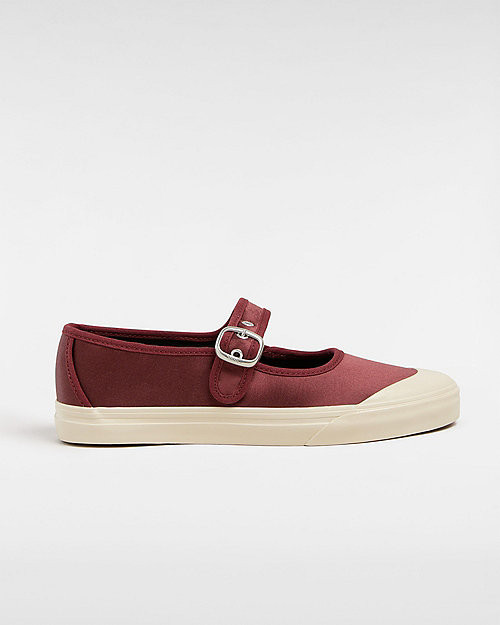 VANS Premium Mary Jane Lo Pro Satin Shoes (madder Brown) Unisex Red - VN000D34MDB