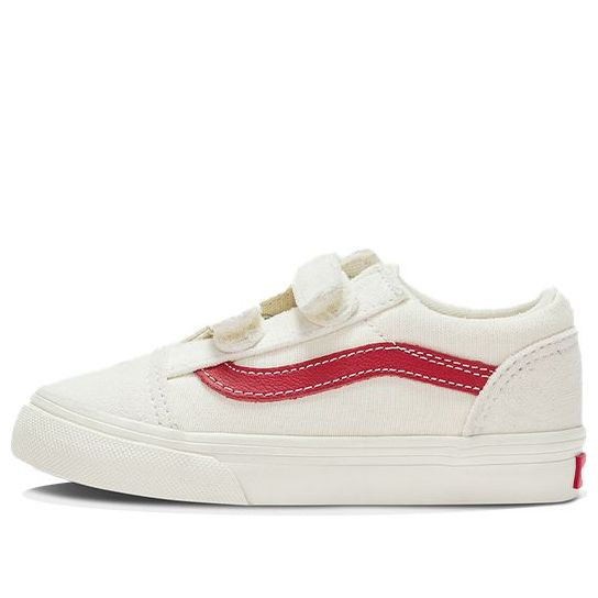 Vans Old Skool V Retro Low Tops Skateboarding Shoes White - VN000D3YOXS