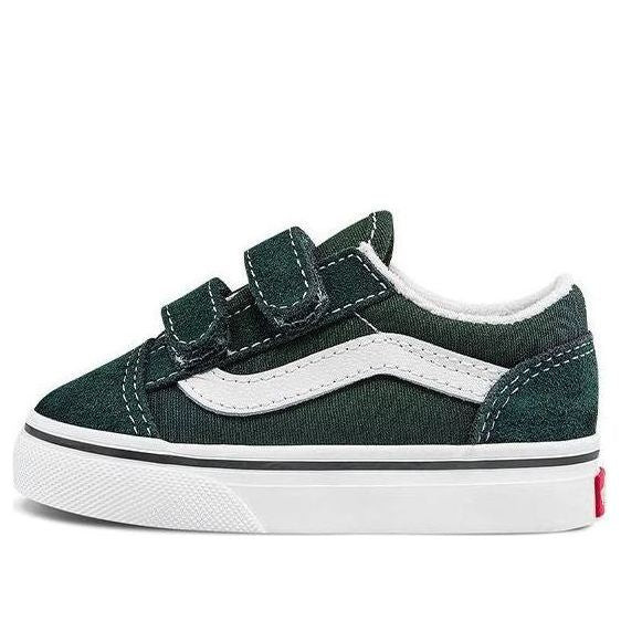 Vans Old Skool V Low-Top Sneakers Green TD 'Green White' - VN000D3YQSU