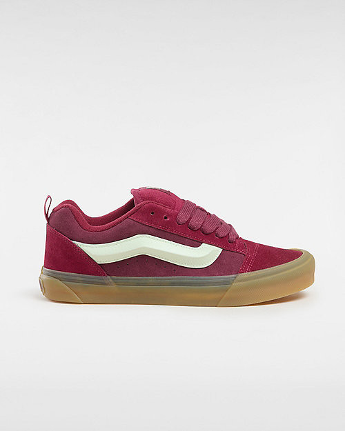 VANS Knu Skool Shoes (dark Red/gum) Unisex Brown - VN000D75BG7