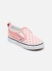 (TD) Vans Slip-On Velcro 'Powder Pink Checkerboard' - VN000UBS99H