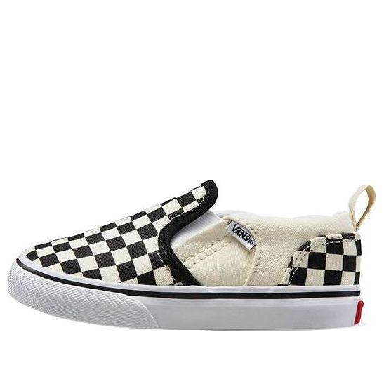 (TD) Vans Asher V 'Checkers - Black Natural' - VN000XE9IPD