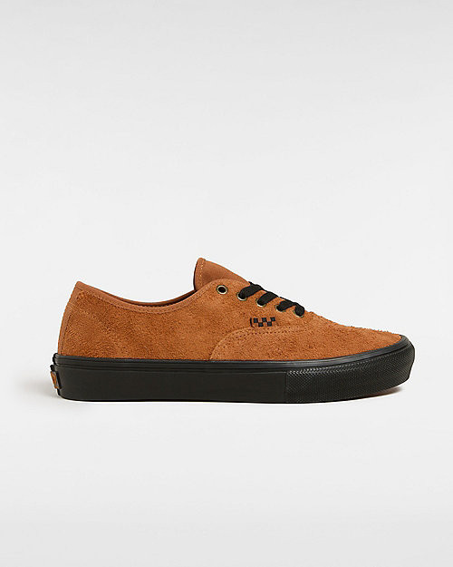 VANS Skate Authentic Hairy Suede Shoe (black/rust) Unisex Orange - VN0A2Z2Z8D3