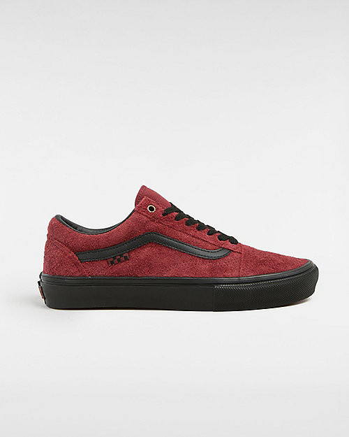 VANS Skate Old Skool Hairy Suede Shoe (black/burgundy) Unisex Burgundy - VN0A2Z32KGD