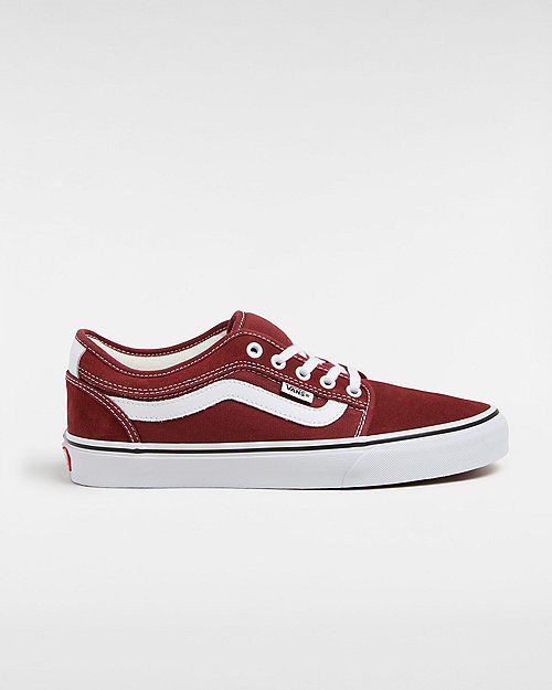 VANS Scarpe Skate Chukka Low Sidestripe (burgundy/white) Unisex Rosso - VN0A2Z3QZ28