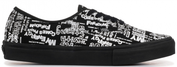 Vans Authentic Comme des Garcons Black Message - VN0A33TASO7