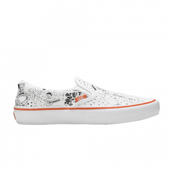 Vans No-Comply x Daniel Johnston x Slip-On Pro 'Doodles' - VN0A347V2BB