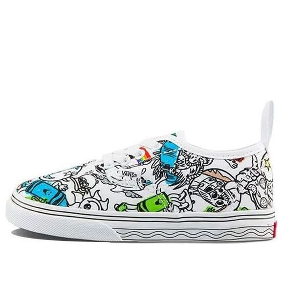 (TD) Vans Crayola x Authentic Elastic Lace 'Sketch Your Way' - VN0A34A1ARE