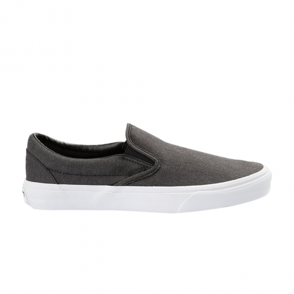 Classic Slip-On 'Herringbone - Black'