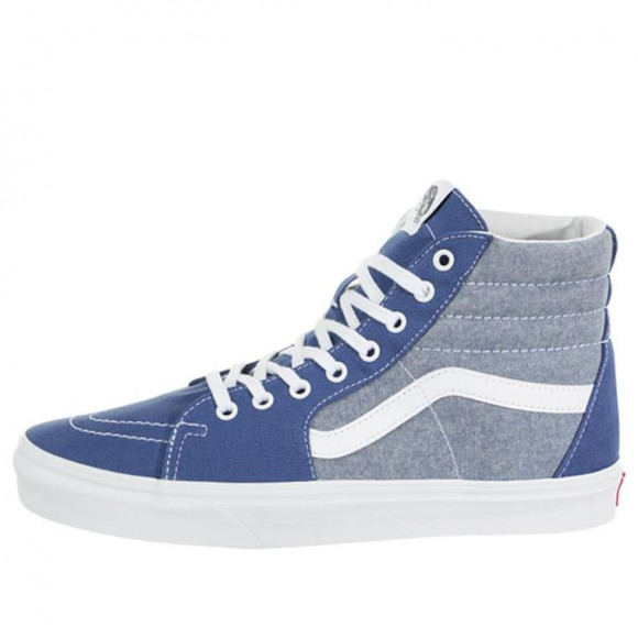 Vans SK8-Hi Blue Shoes (Unisex/Leisure/Skate) VN0A38GEVIO - VN0A38GEVIO