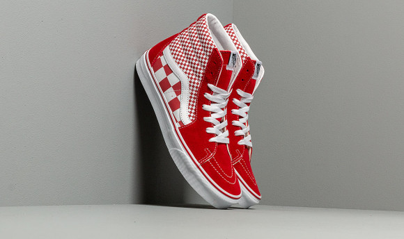 vans sk8 hi mix checker