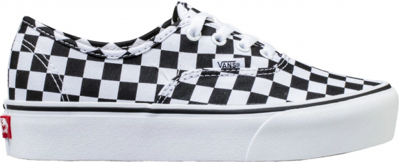 vans authentic checkerboard platform