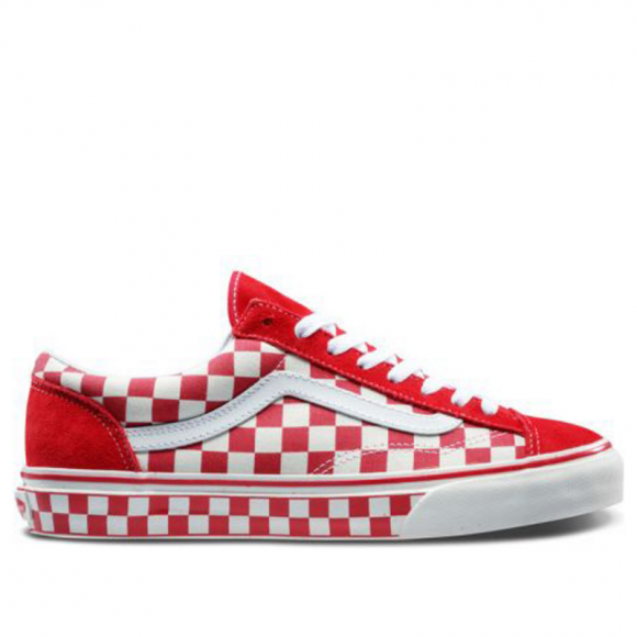 vans style 36 red checkerboard