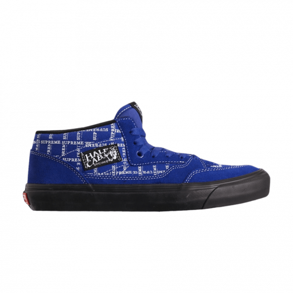 Vans Supreme x Half Cab Pro '92 'Logo Pattern - Royal Blue' - VN0A3QPH2YX