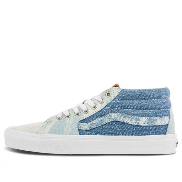 Vans SK8 Mid WHITE/BLUE Skate Shoes VN0A3WM3448 - VN0A3WM3448