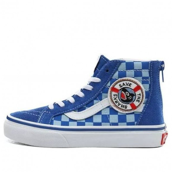 Shark x Vans SK8-HI 'Blue White' - VN0A4BUXV3V