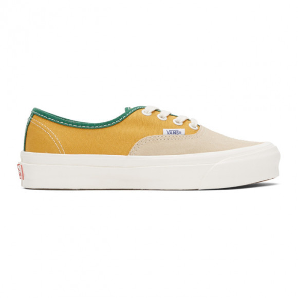 sortere shuffle Fare Vans Yellow and Beige OG Authentic LX Sneakers - VN0A4BV91XX