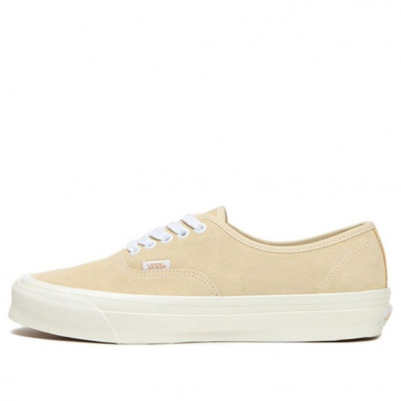 Vans OG Authentic LX Creamyellow/White Skate Shoes VN0A4BV9BVV - VN0A4BV9BVV