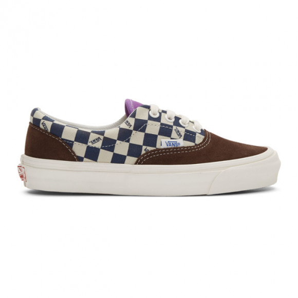 Vans Brown and Green OG Era LX Sneakers - VN0A4BVATJ5