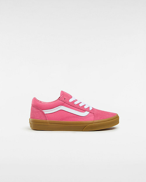 VANS Youth Old Skool Shoes (8-14 Years) (gum Pink) Youth Pink - VN0A4VHVPNK