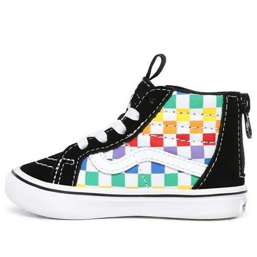 Vans Checkerboard Comfycush SK8-Hi Zip 'Black' - VN0A4VJNU09