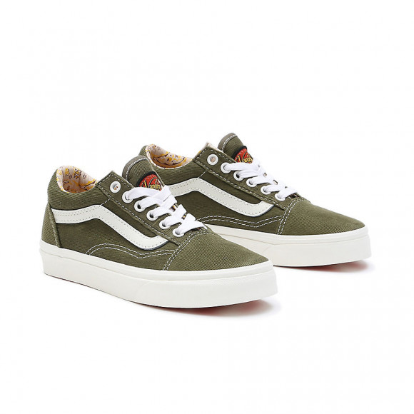 Vans old skool clearance kids olive