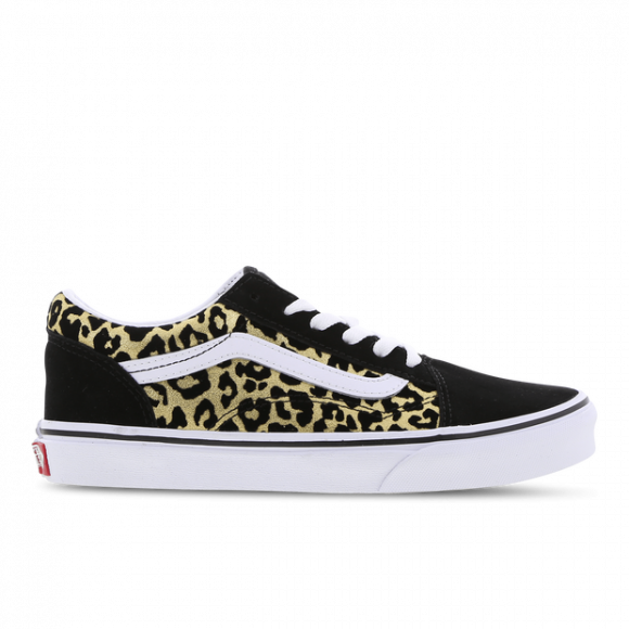 Vans 黄褐色 Leopard Old Skool 儿童无带运动鞋 - VN0A5EE6ABS1