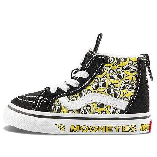 Mooneyes x Vans SK8-HI Zip 'Black Yellow White' - VN0A5FBIY23