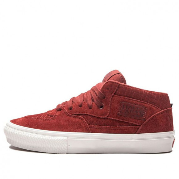 Vans Unisex Skate Half Cab Mid-Top Sneakers Red - VN0A5FCD6BF