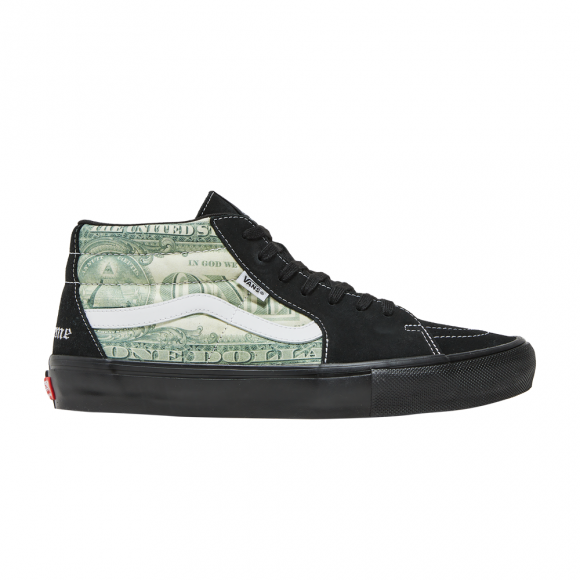 Supreme x Skate Grosso Mid 'Dollar Bill - Black'