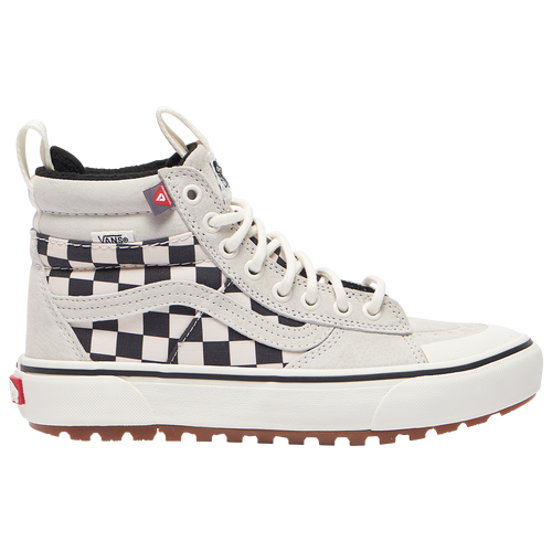 Vans ComfyCush SK8-Hi - Women's Skate/BMX Shoes - Marshmellow / Checkerboard - VN0A5HZZ6LC