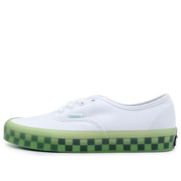 Vans Authentic White/Green Shoes (Unisex/Leisure/Low Tops/Skate) VN0A5KRDAVD - VN0A5KRDAVD