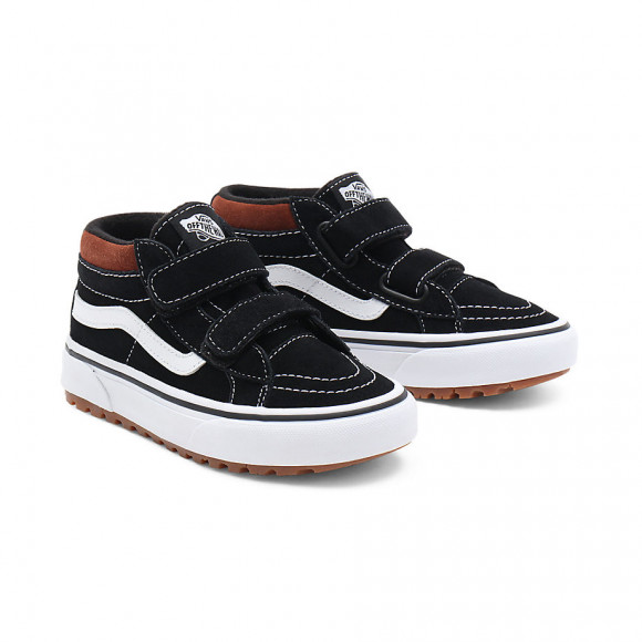 VANS Zapatillas De Niños Sk8-mid Reissue Mte-1 Con Cierre De Velcro (4-8 Años) (black/tortise Shell) Youth Negro - VN0A5KRO9AS