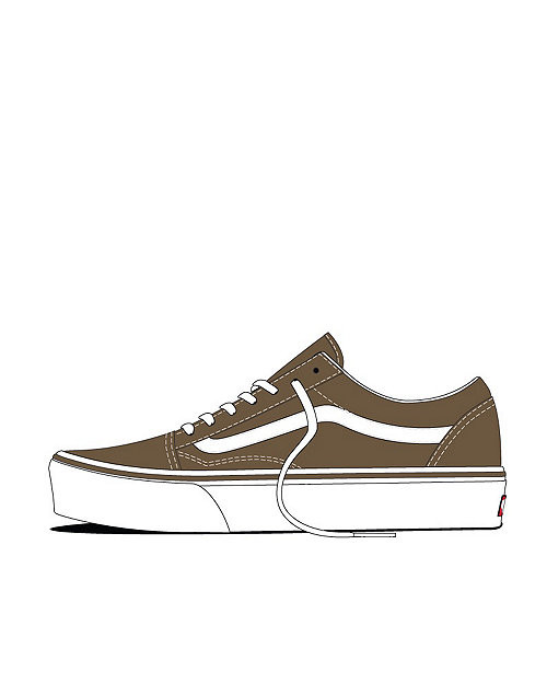 VANS Chaussures Old Skool Platform (sepia) Femme Marron - VN0A5KX90E0