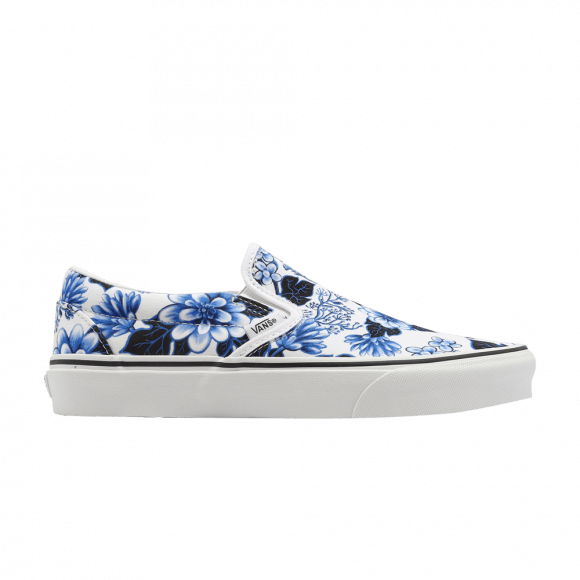 vans vibes Classic Slip-On 'Floral - Blue' - VN0A7VCFY6Z