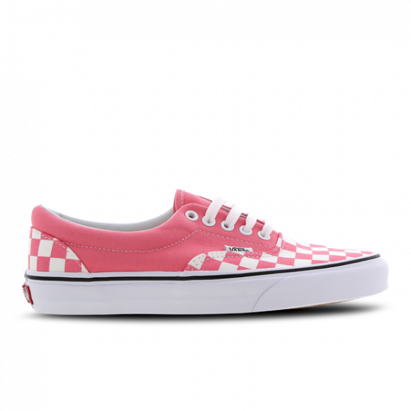 VANS Checkerboard Era Shoes ((checkerboard) Strawberry Pink/true White)  Women Pink