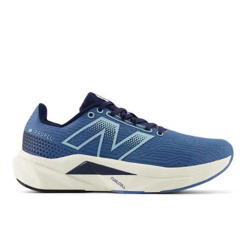 New Balance Women's FuelCell Propel v5 Running Shoes - Blue/Beige - WFCPRLH5