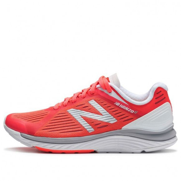 New Balance Hanzo ORANGERED/WHITE/GRAY Marathon Running Shoes (Low Tops/Women's/Wear-resistant/Non-Slip) WHANZUP1 - WHANZUP1