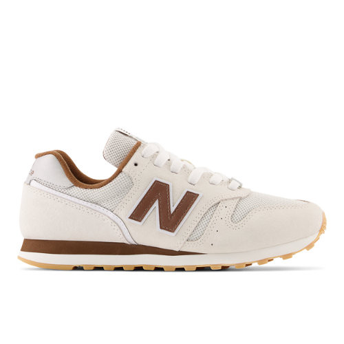 New Balance Mujer 373 Blanca/Marrón, Talla 36, new balance 576se eastern spices pack release date, Suede/Mesh