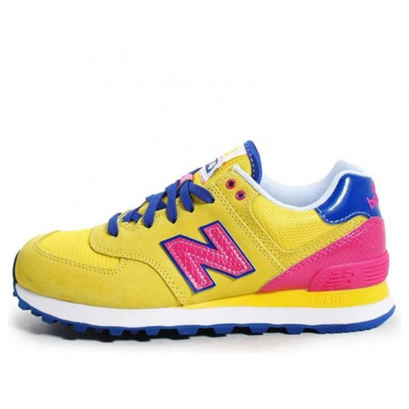 (WMNS) New Balance 574 Series Sneakers Yellow - WL574CYP