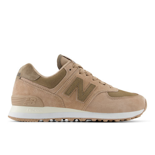 New Balance Women's 574 Sneakers - Brown/White - WL574HI2