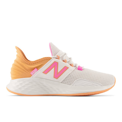 New Balance Women's Fresh Foam Roav - Grey/Orange/Pink - WROAVNV