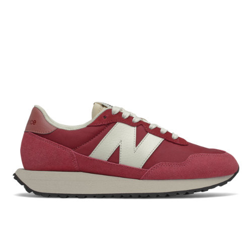 New Balance Women's 237 in Red Suede/Mesh