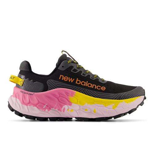 New Balance Women's Fresh Foam X Trail More v3 Hiking Shoes - Black/Orange/Pink - WTMORAK3